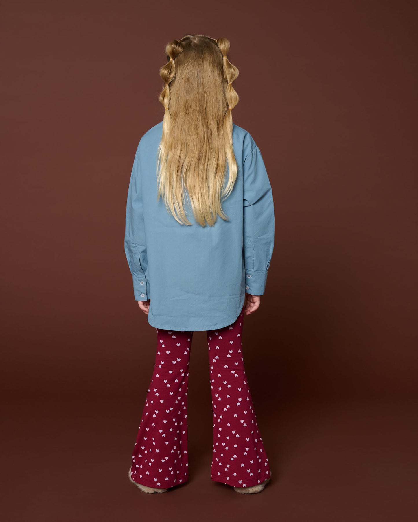 achteraanzicht bowie flared pants voor kinderen