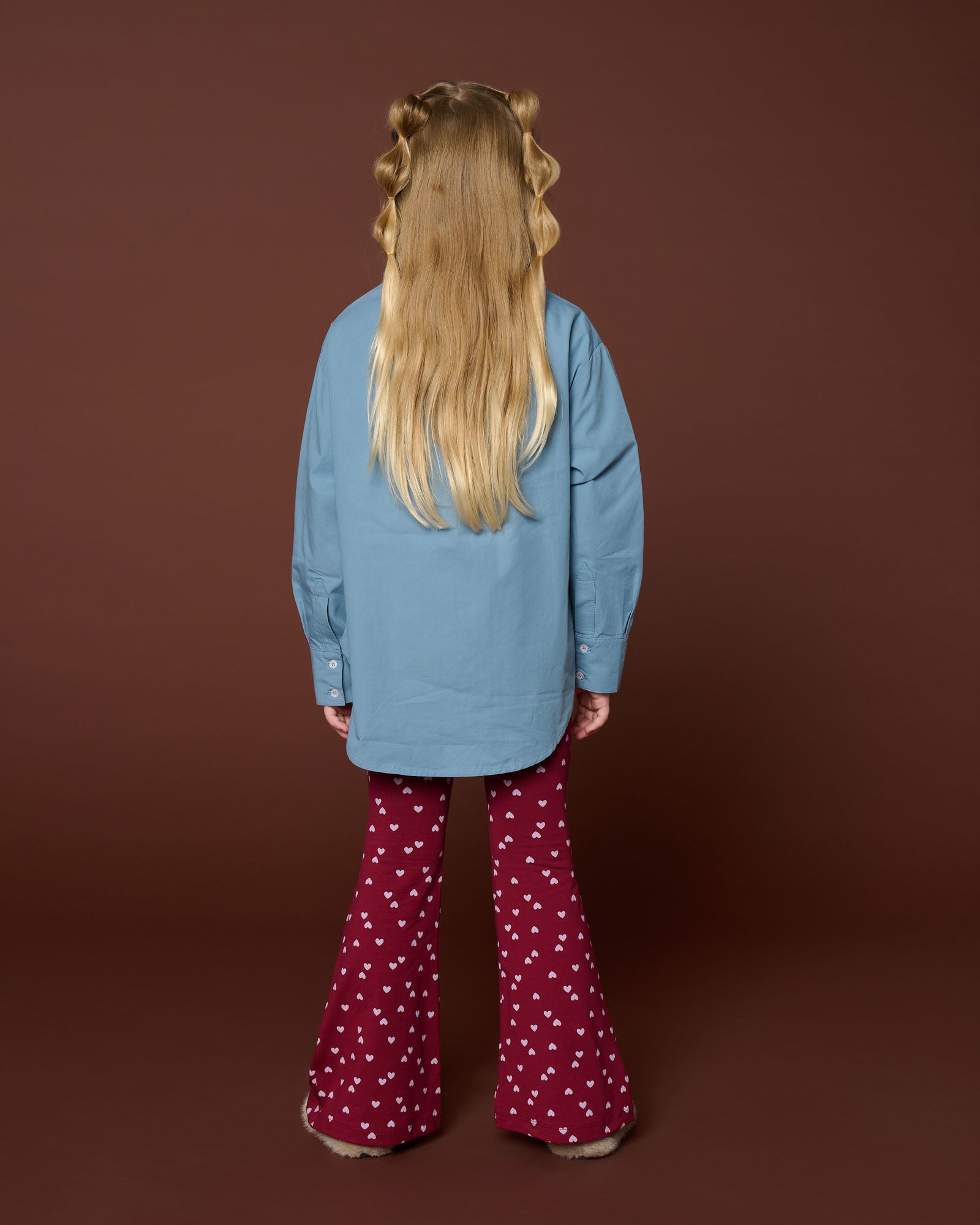 achteraanzicht bowie flared pants voor kinderen