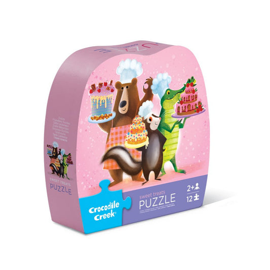 Puzzel zoete lekkernijen 12 pcs