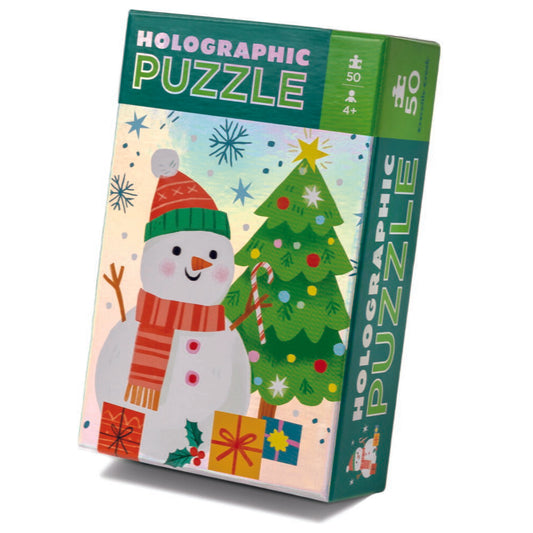 Puzzel Holographic Snowman 50 pcs