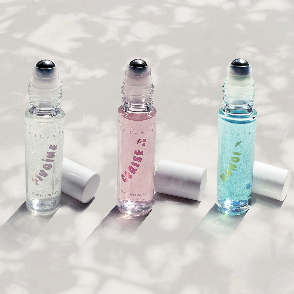 Glitter parfum roll-on Made in France.