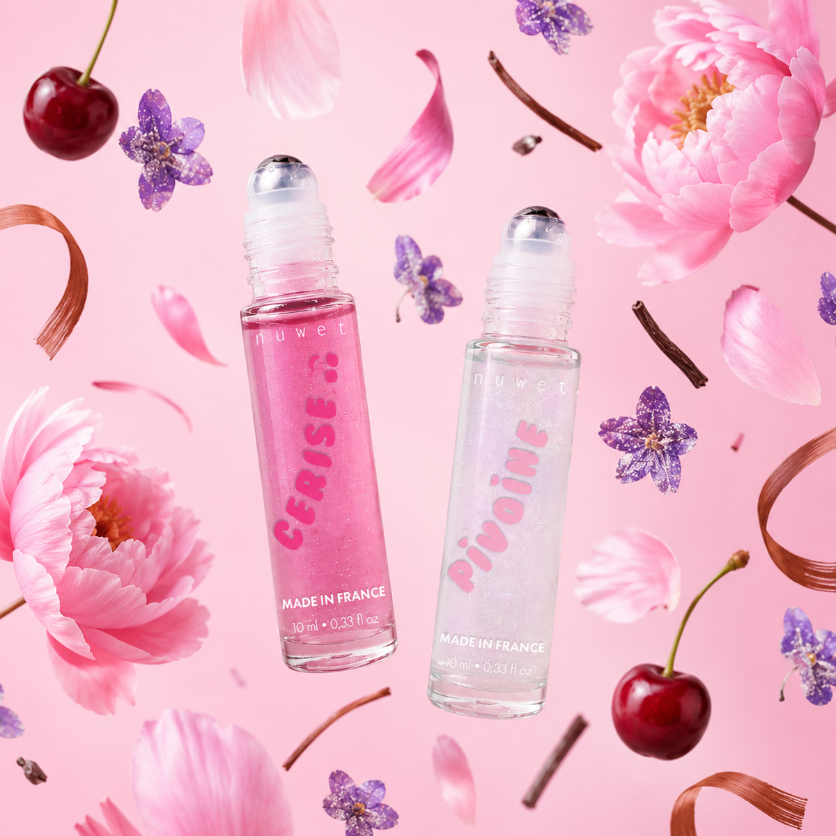 Vegan Peony en cherry parfum vanaf 3 jaar.
