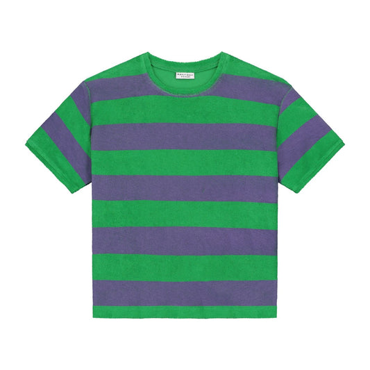 Striped Towel Tshirt Pulling Green