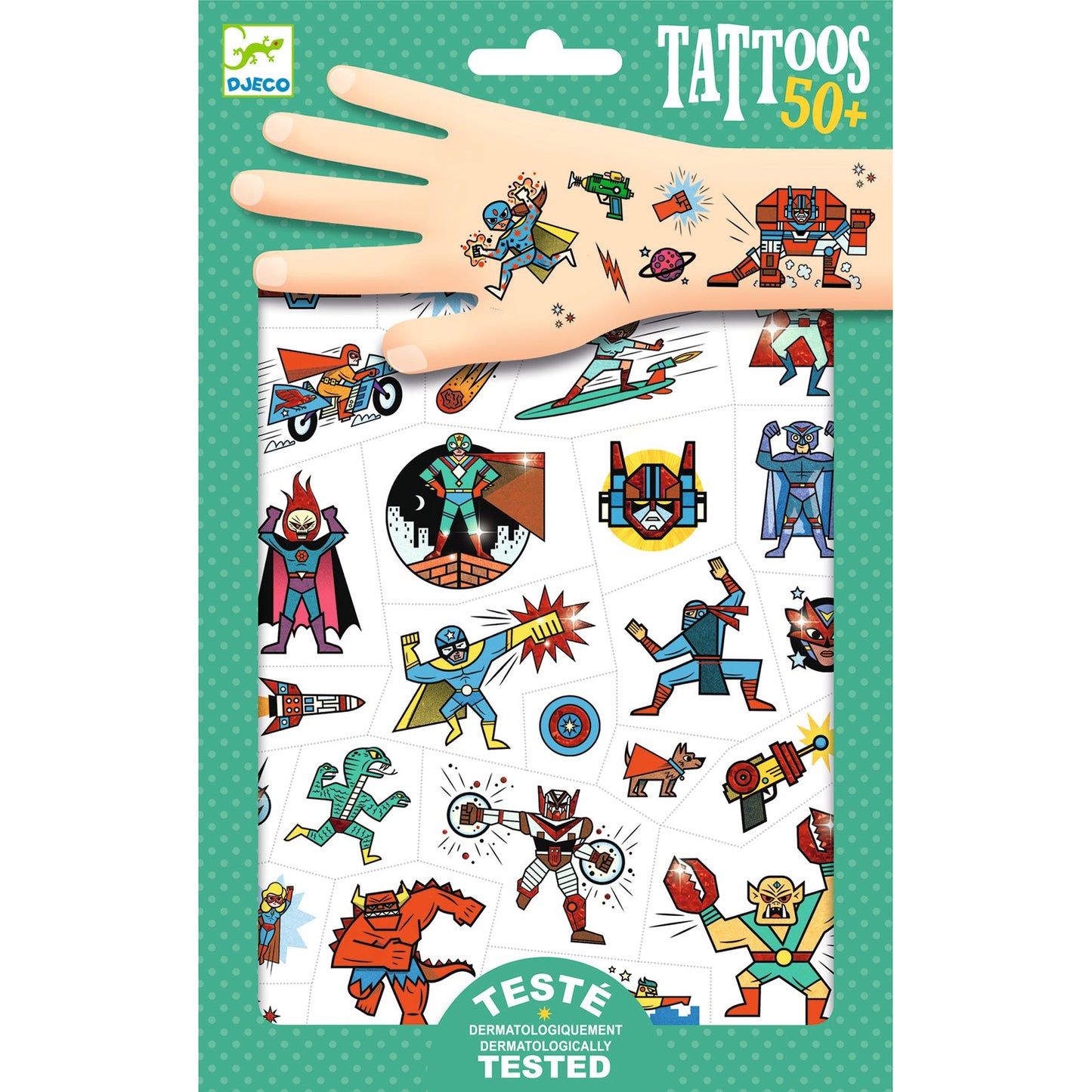 Tattoo Heroes vs Villains