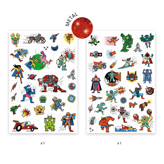 Tattoo Heroes vs Villains