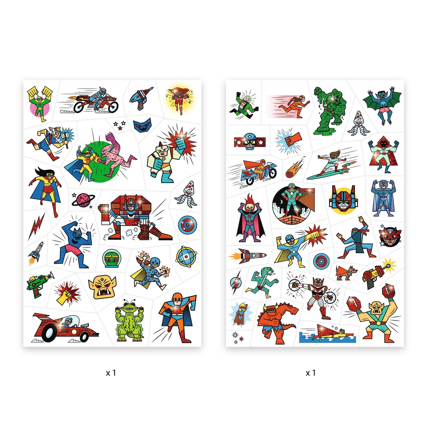 Tattoo Heroes vs Villains