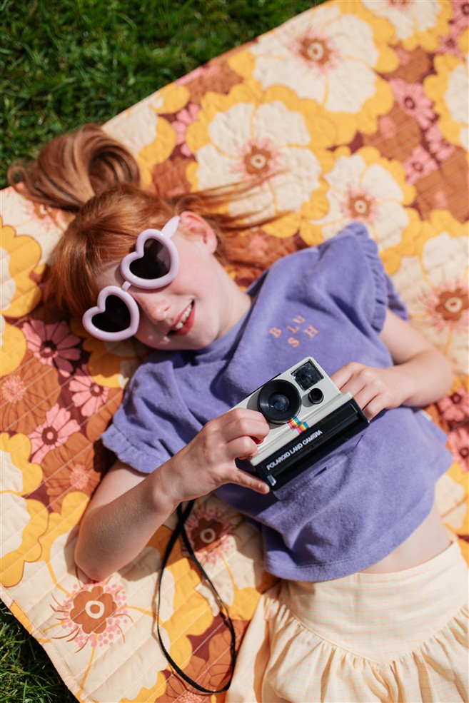 Towel Ruffle Top Chalk Violet