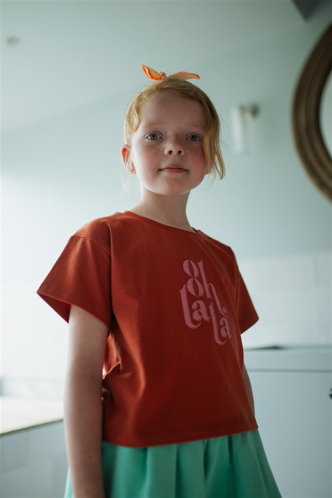 Tshirt Ooh Lala Burnt Brick