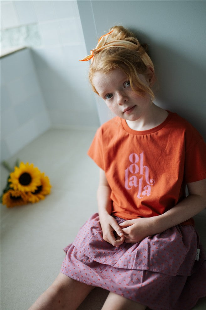 Mini Smock Skirt Plumeti