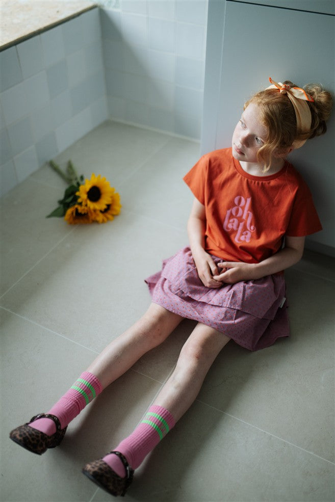 Tshirt Ooh Lala Burnt Brick