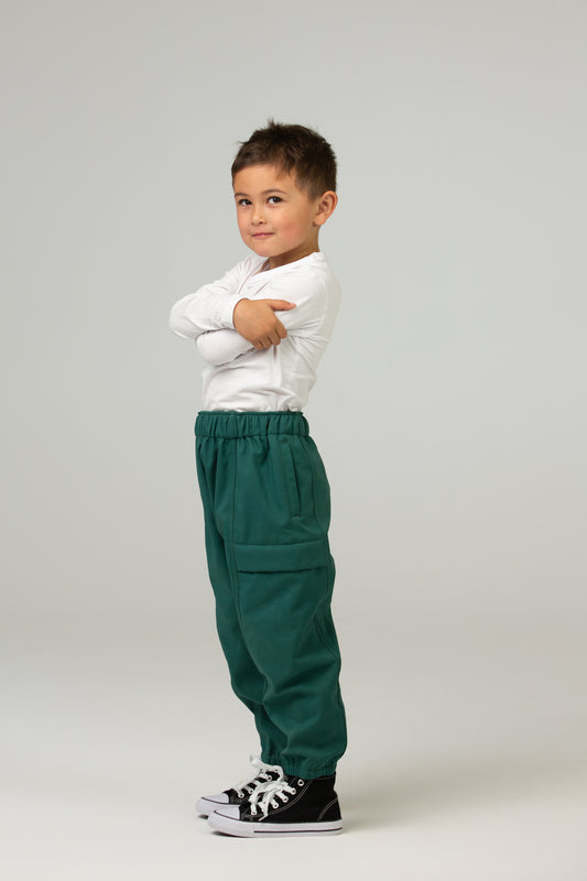 Softshell Broek Dark Green