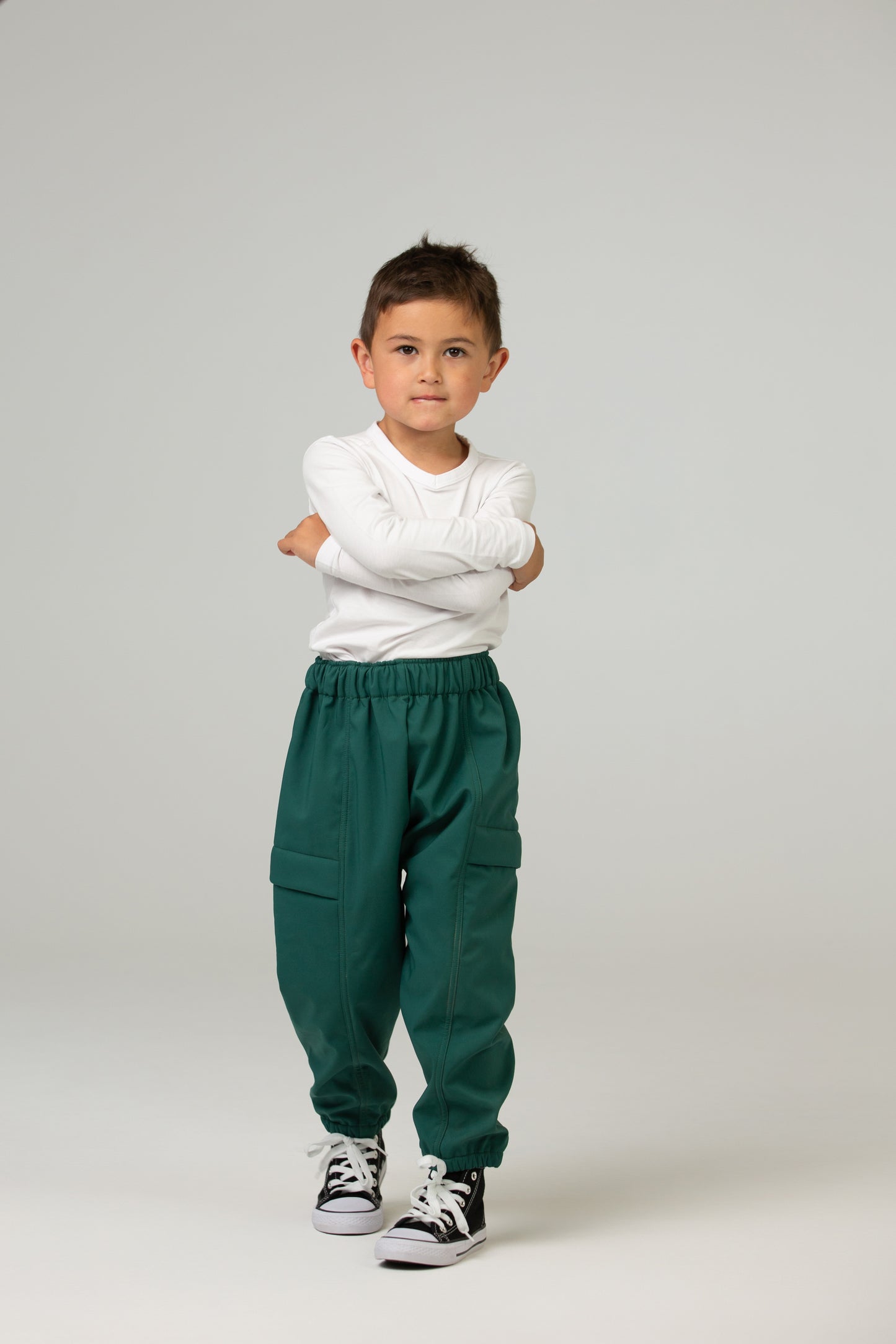 Softshell Broek Dark Green