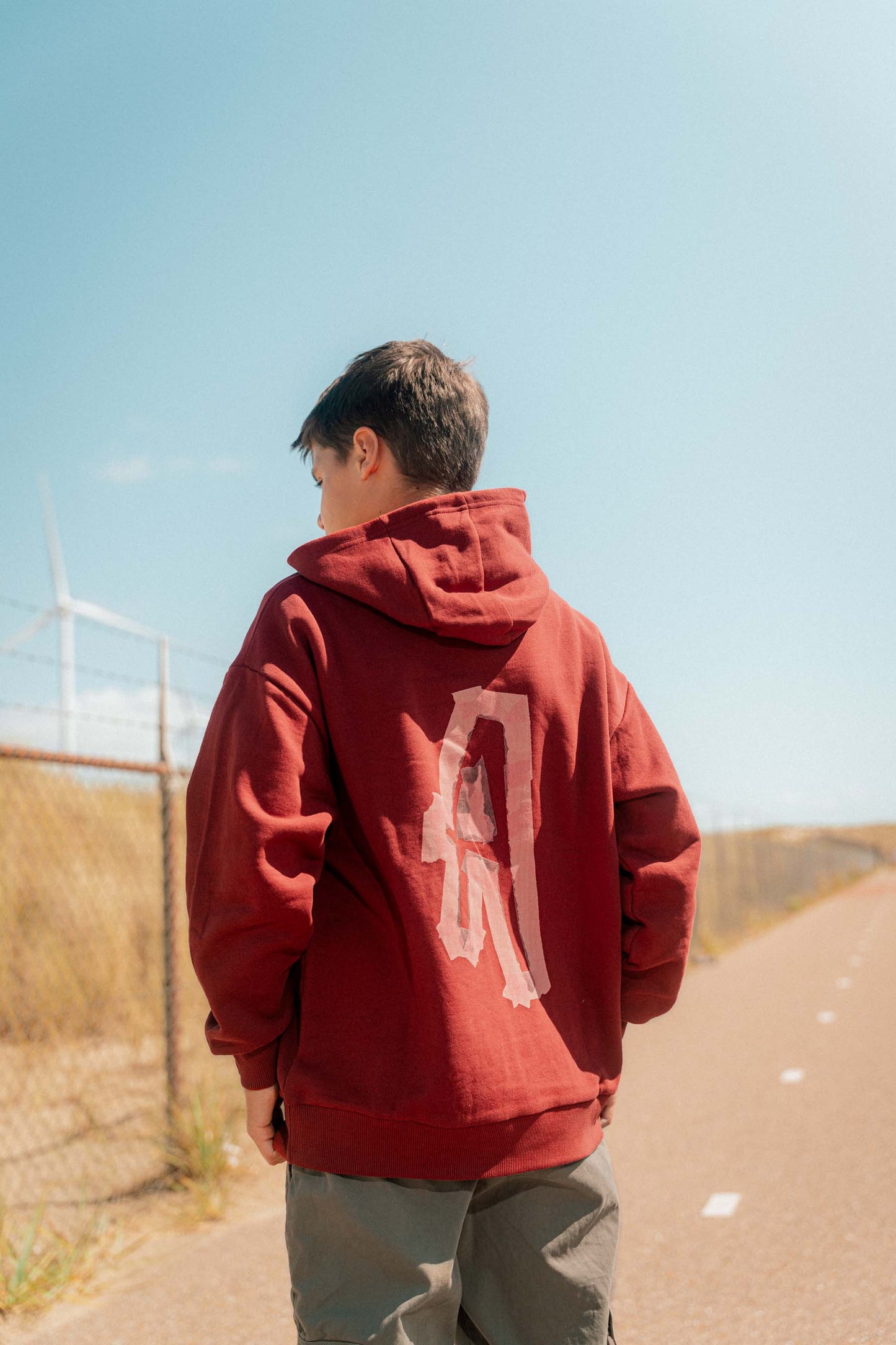 Hoodie Cleveland Dark Red
