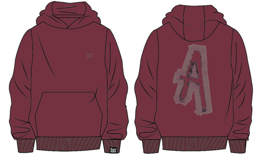 Hoodie Cleveland Dark Red