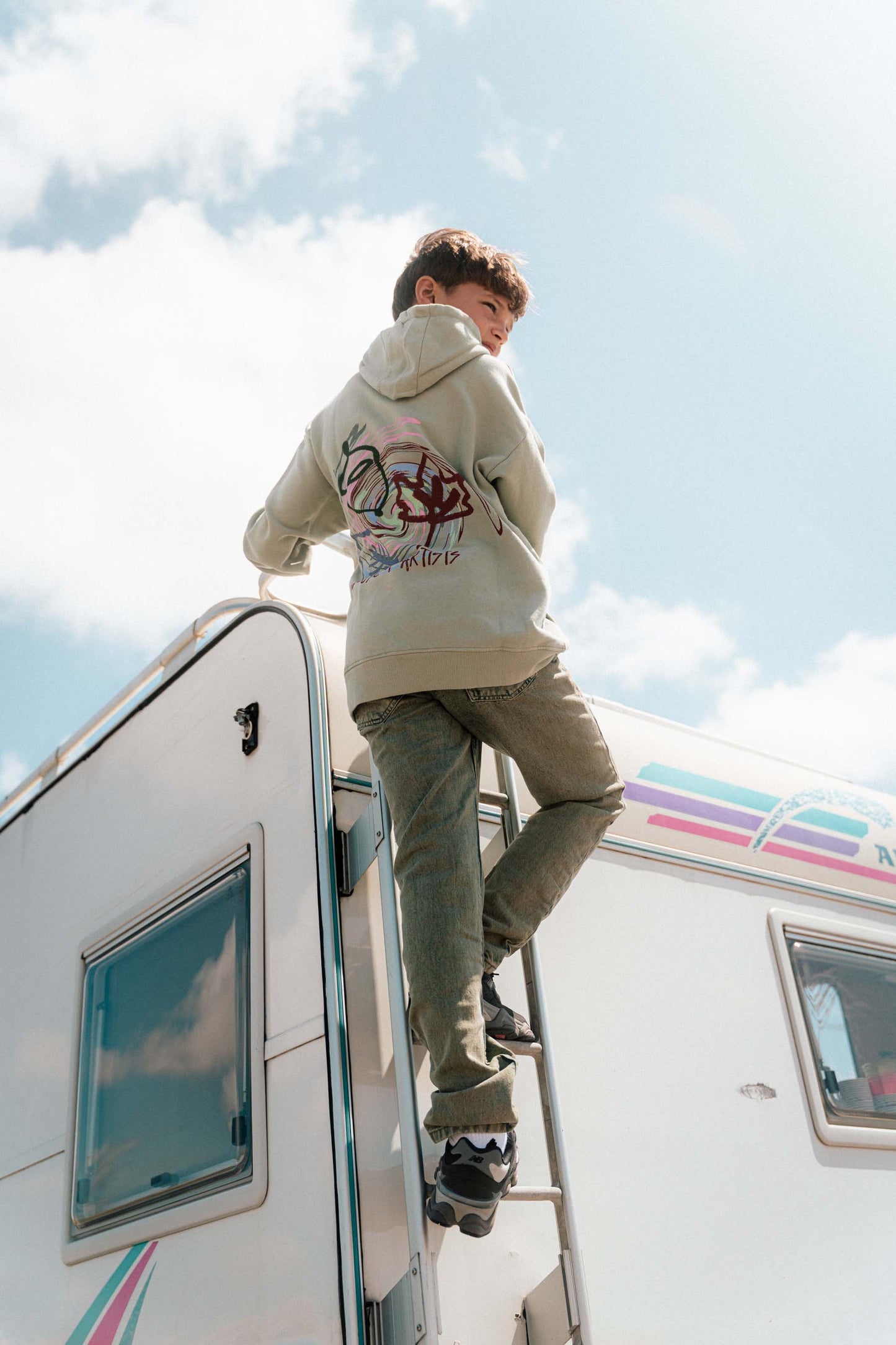 Hoodie Montreal Sage Green