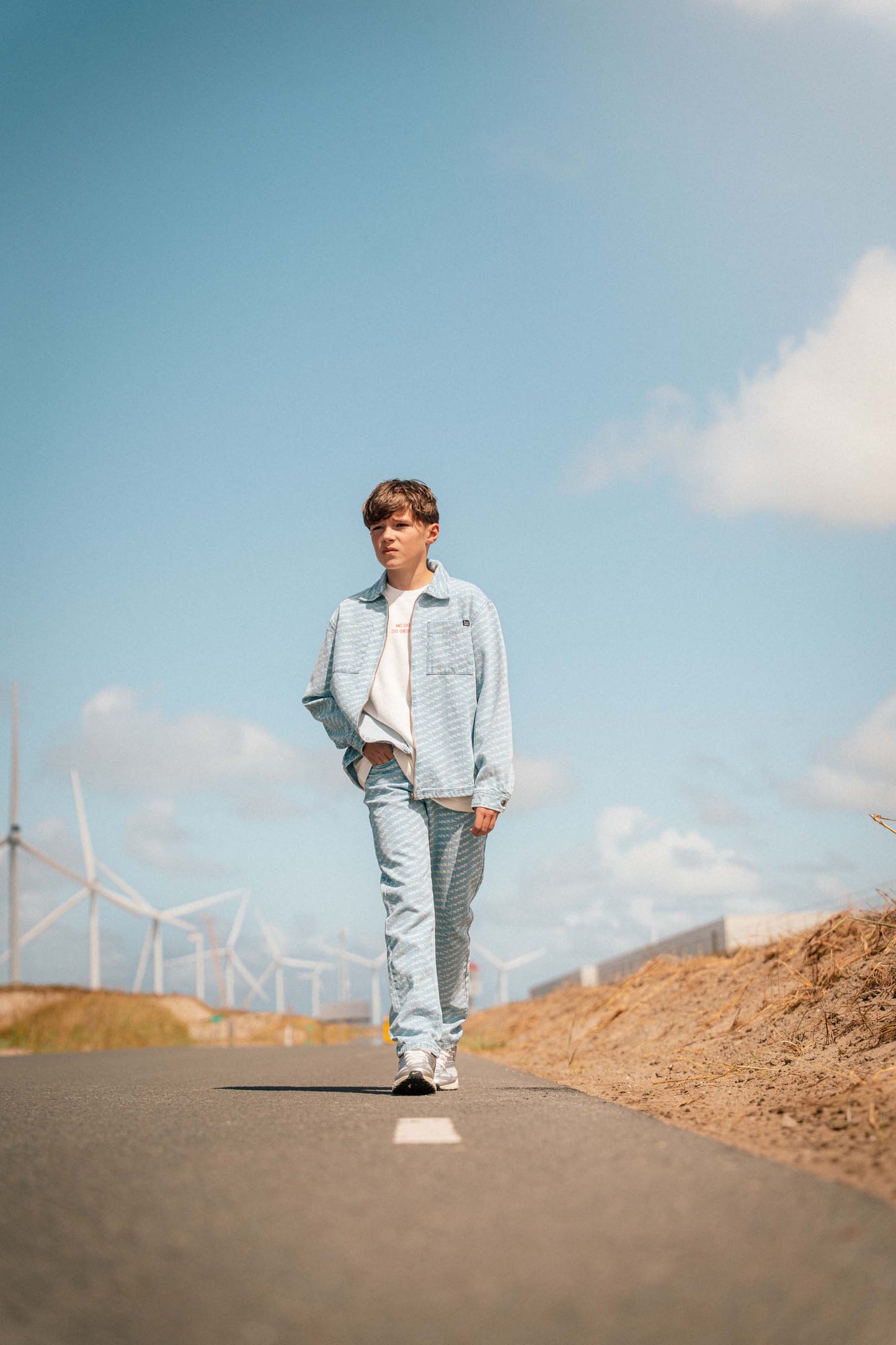 Broek Denim Pittsburg AOP