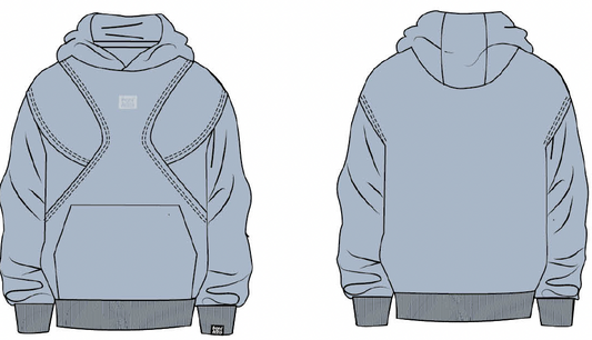 Hoodie Toronto Ice Blue