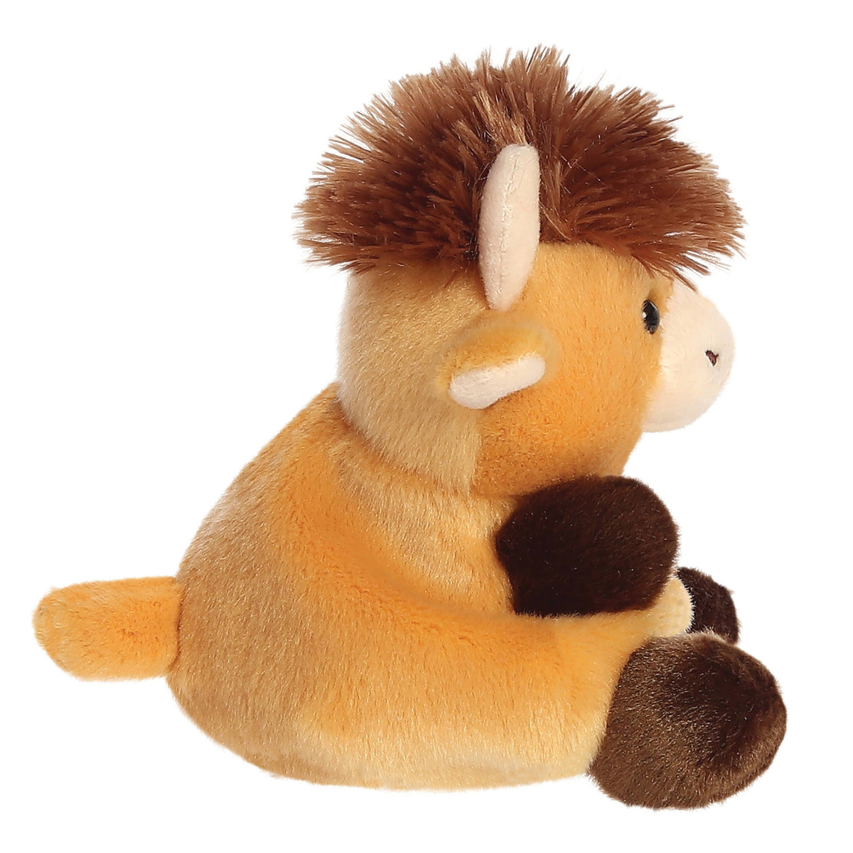Hubert Highland Cow met kleine hoorns zijkant