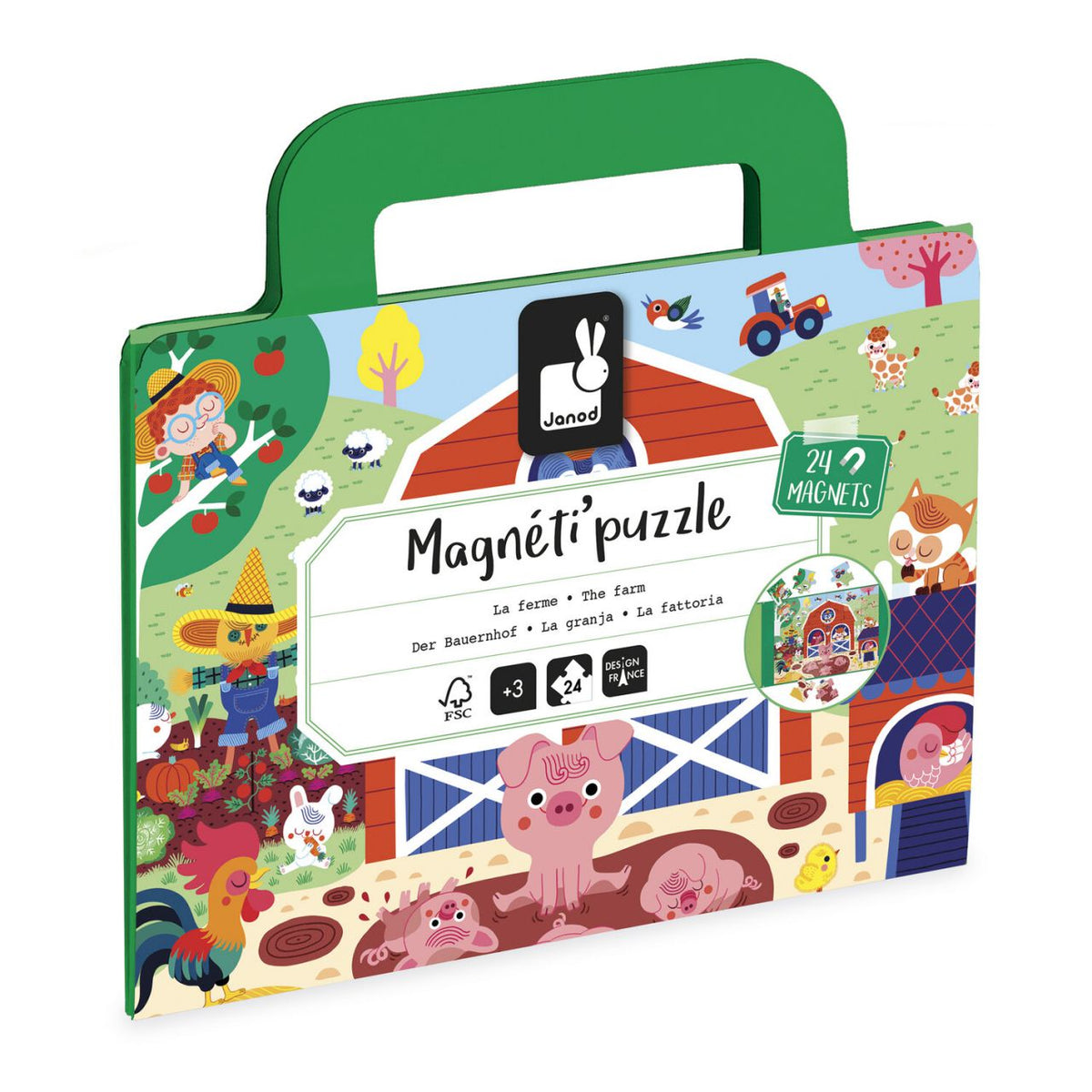 Magnetic Puzzle Farm 24 stukjes