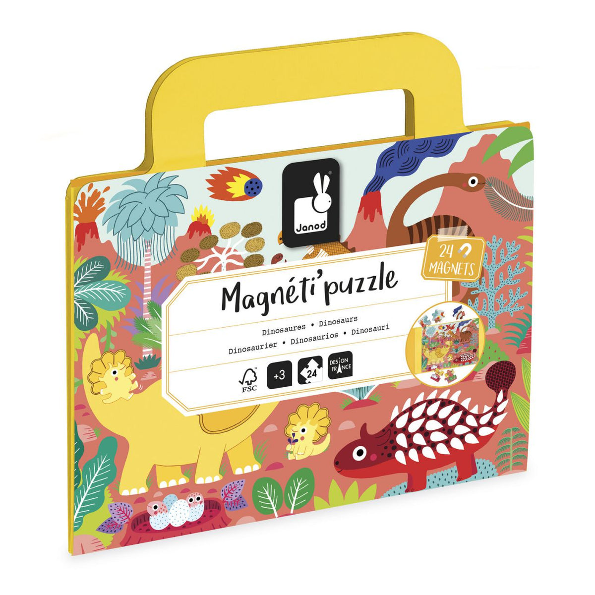Magnetic Puzzle Dino 24 stukjes