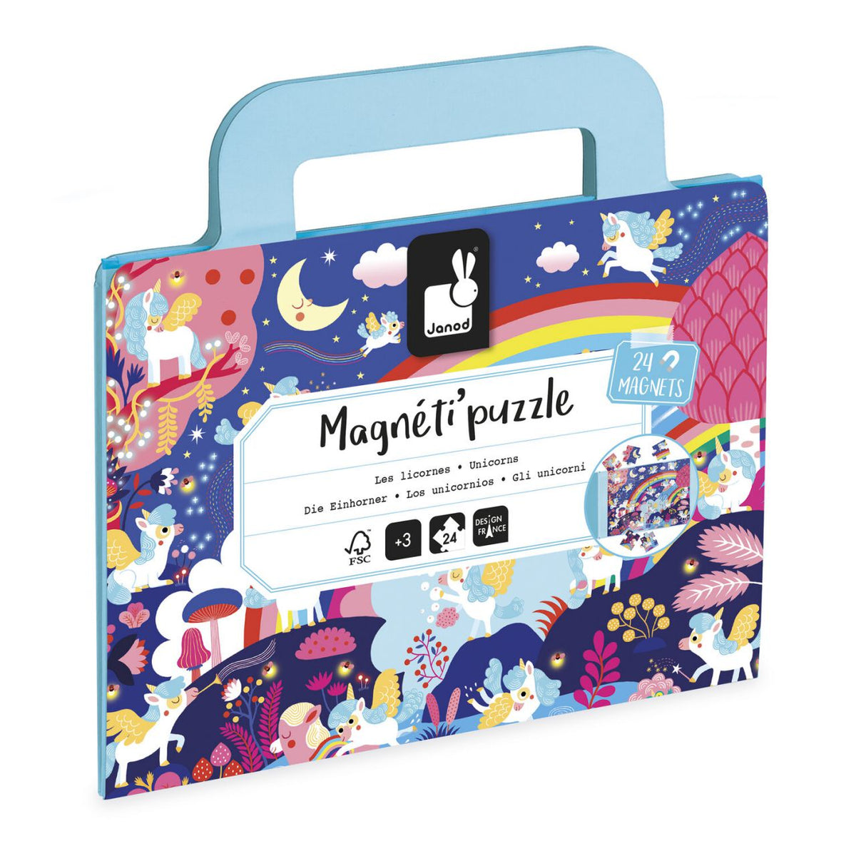 Magnetic Puzzle Unicorn 24 stukjes