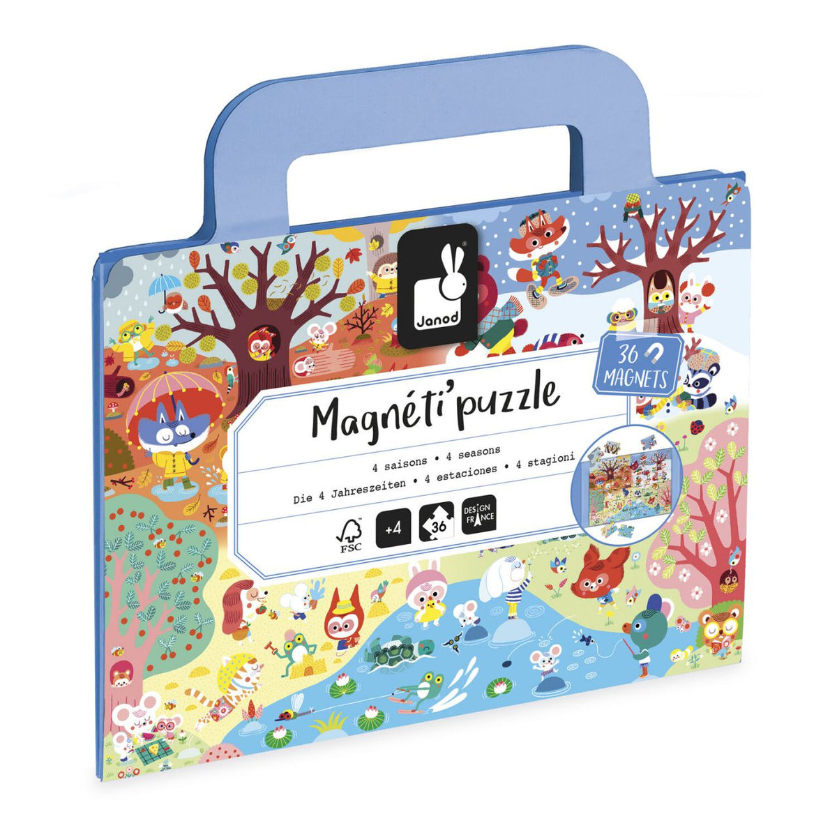 Magnetic Puzzle 4 Seasons 24 stukjes