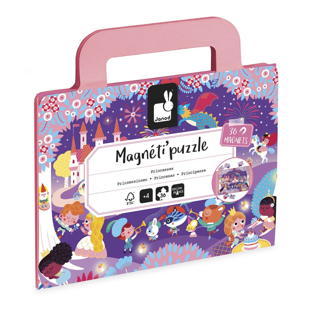 Magnetic Puzzle Princess 36 stukjes