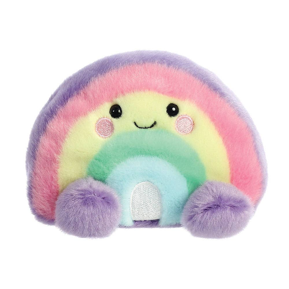 Kleurrijke regenboogknuffel van Palm Pals