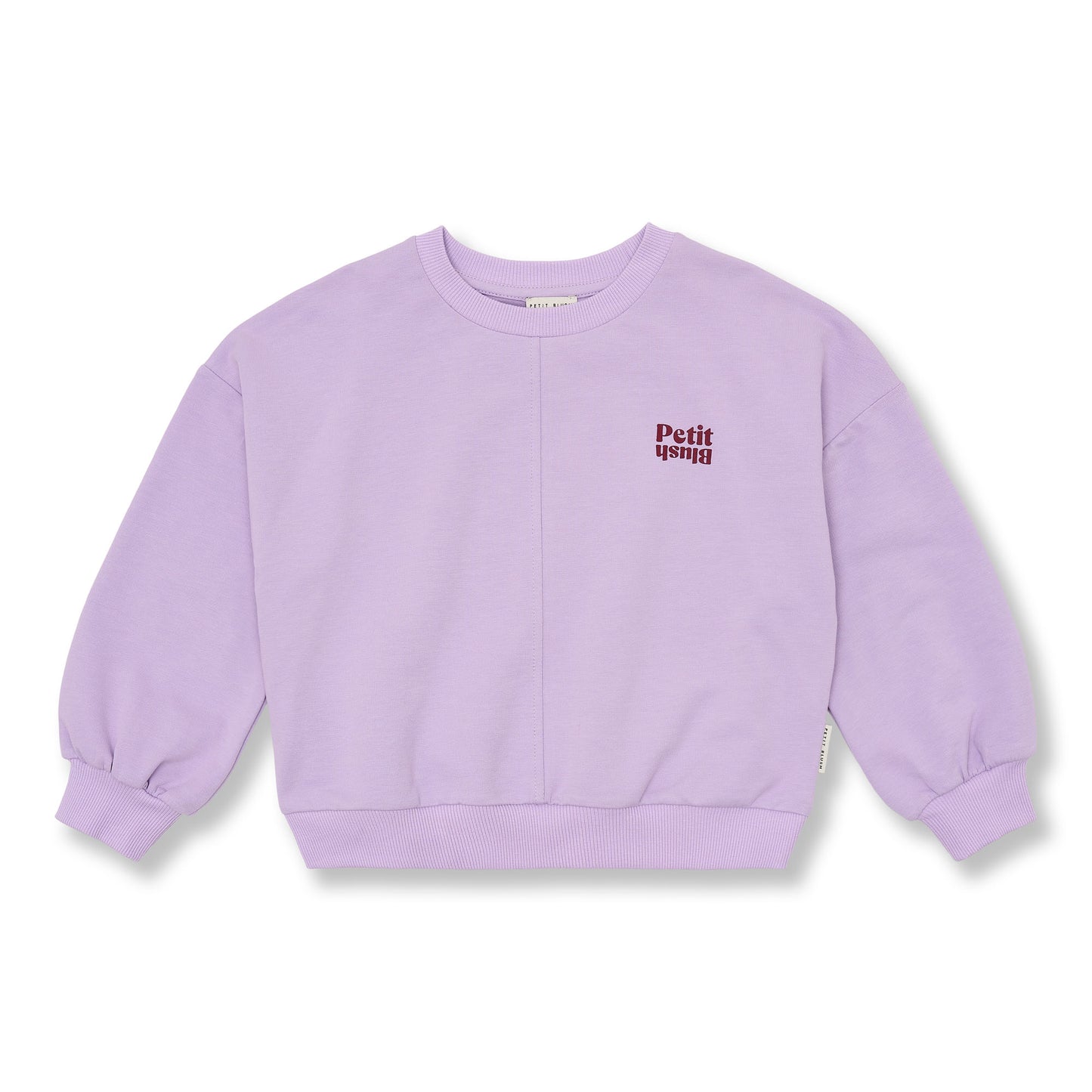 Kinder sweater in purple rose kleur met comfortabele pasvorm en stijlvolle uitstraling.