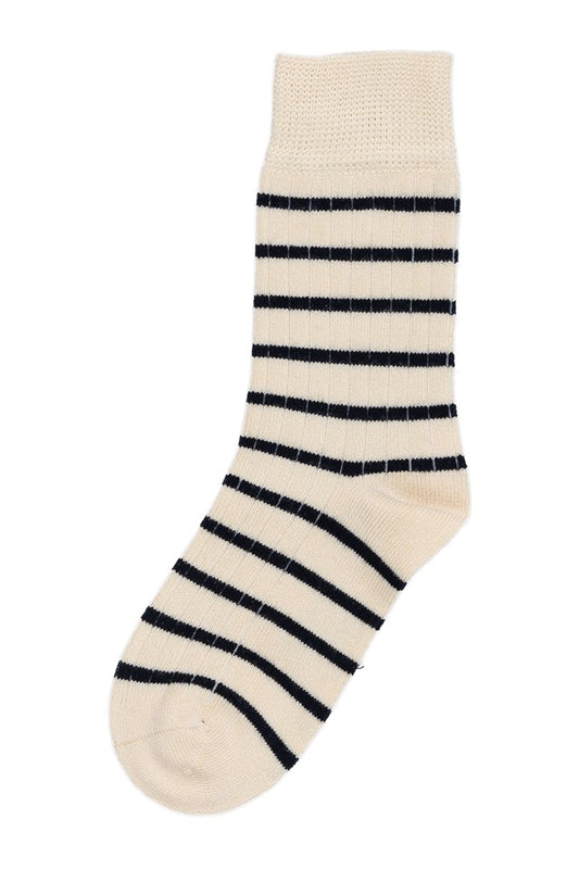 Bamboo Sokken Stripes Navy