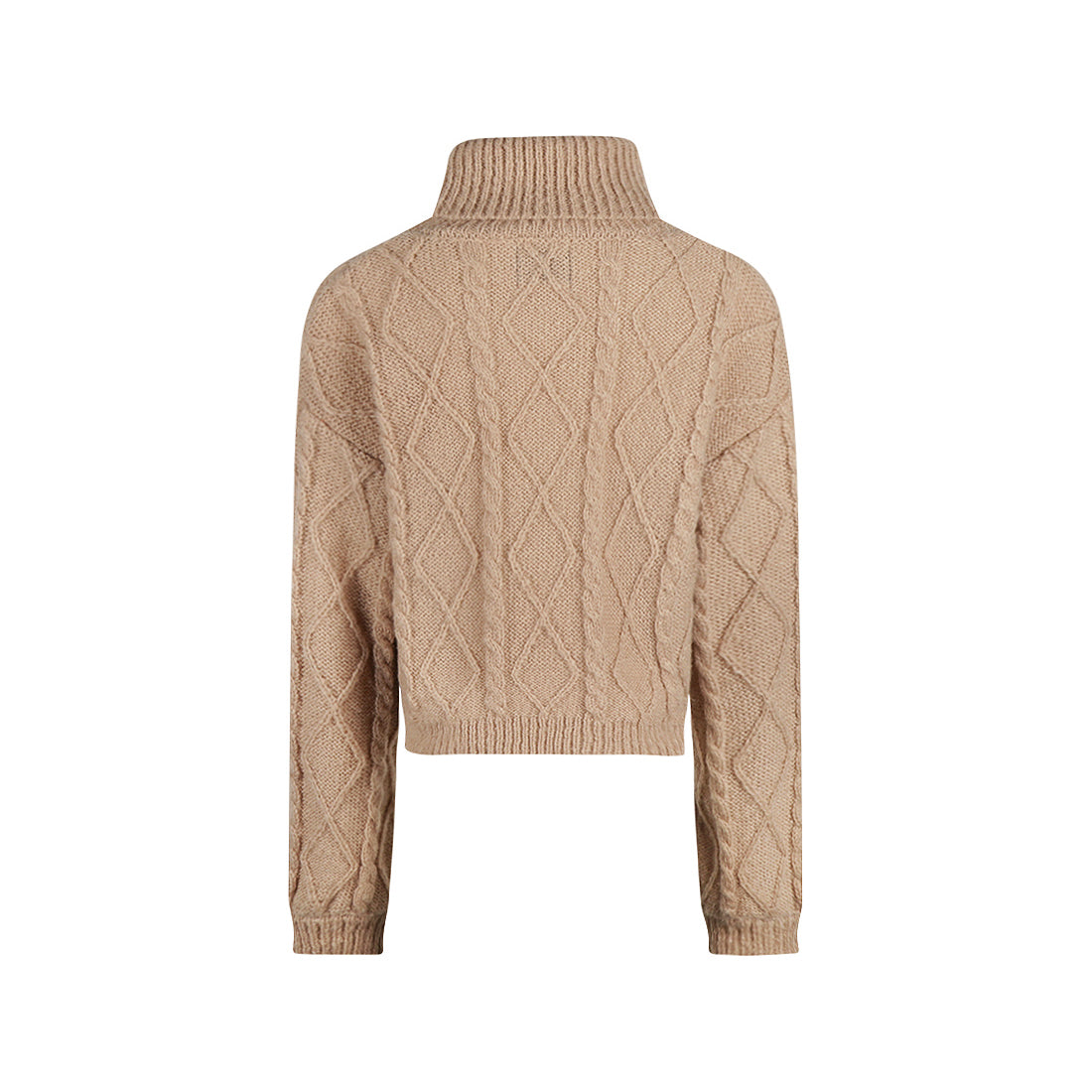 Pullover High Neck Taupe