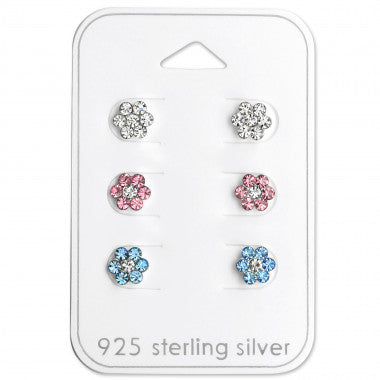 Oorstekers Set Bloemen