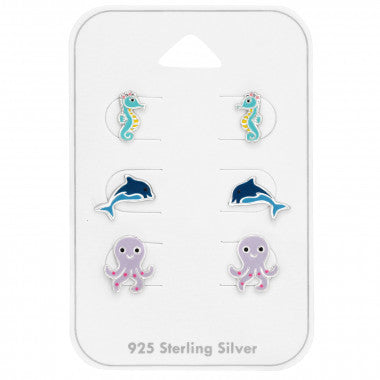 Oorstekers Set Zeedieren