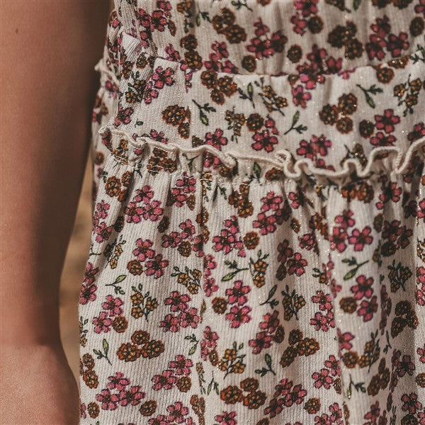 Detail sparkly flowers skirt van salted stories