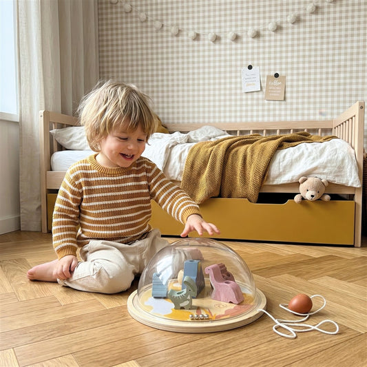 Dino Magnet Dome houten speelgoed.