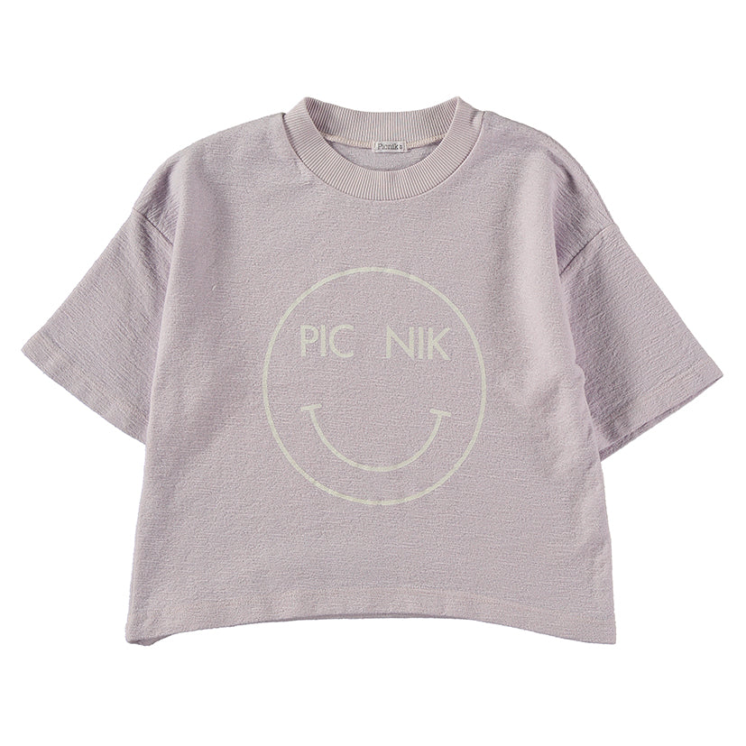 Crop Shirt Flavia Smile Purple