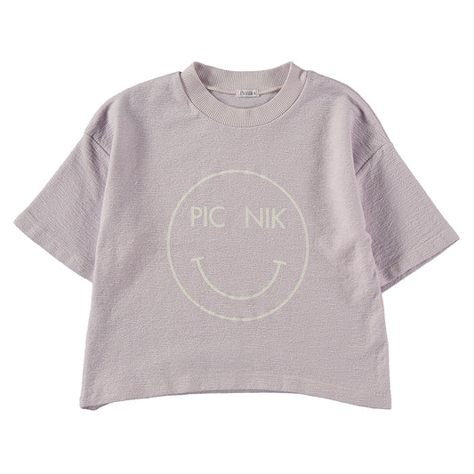 Crop Shirt Flavia Smile Purple