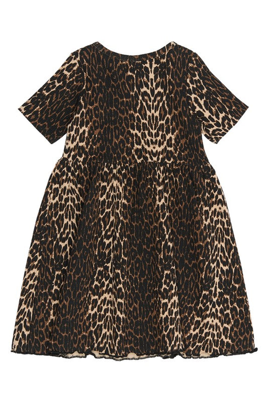 Ellie Rib Dress Oxford Tan