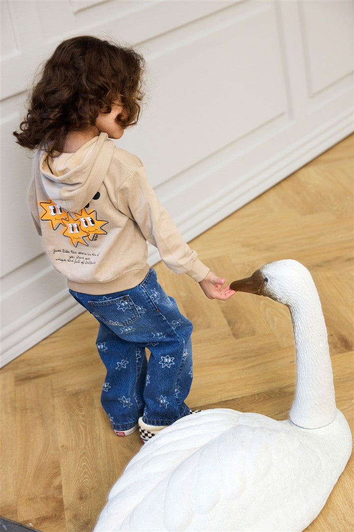 Broek Ripley Wide Jeans AOP