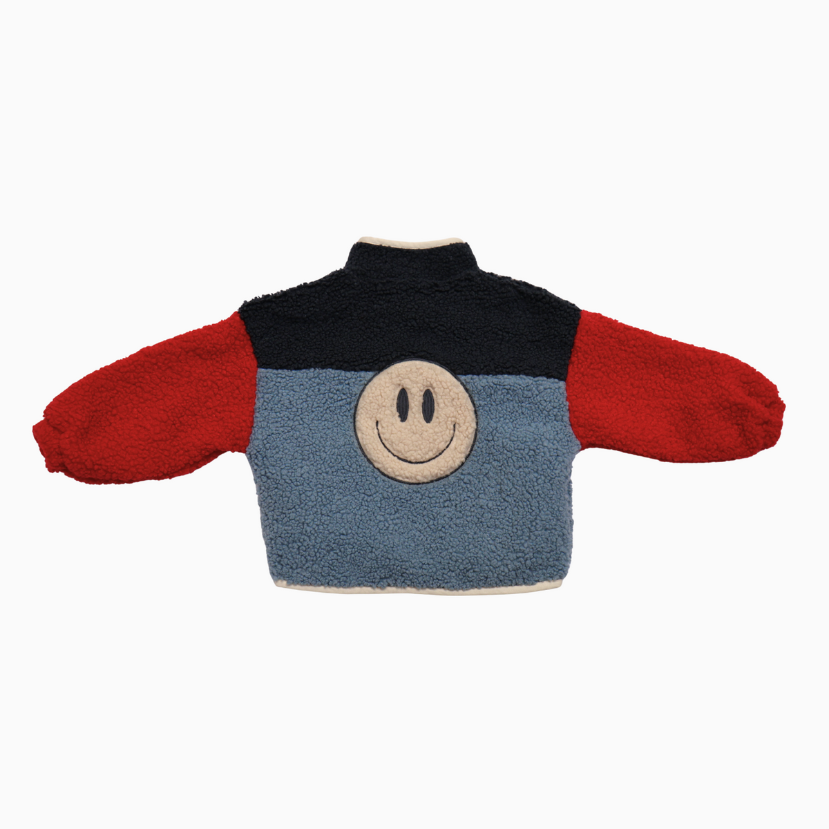 Teddy Jacket Funky Smiley achterkant.