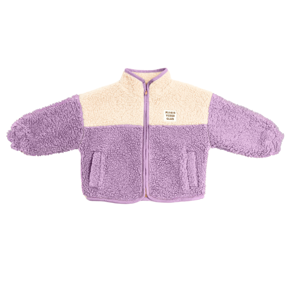 Zachte teddy jas voor kinderen.