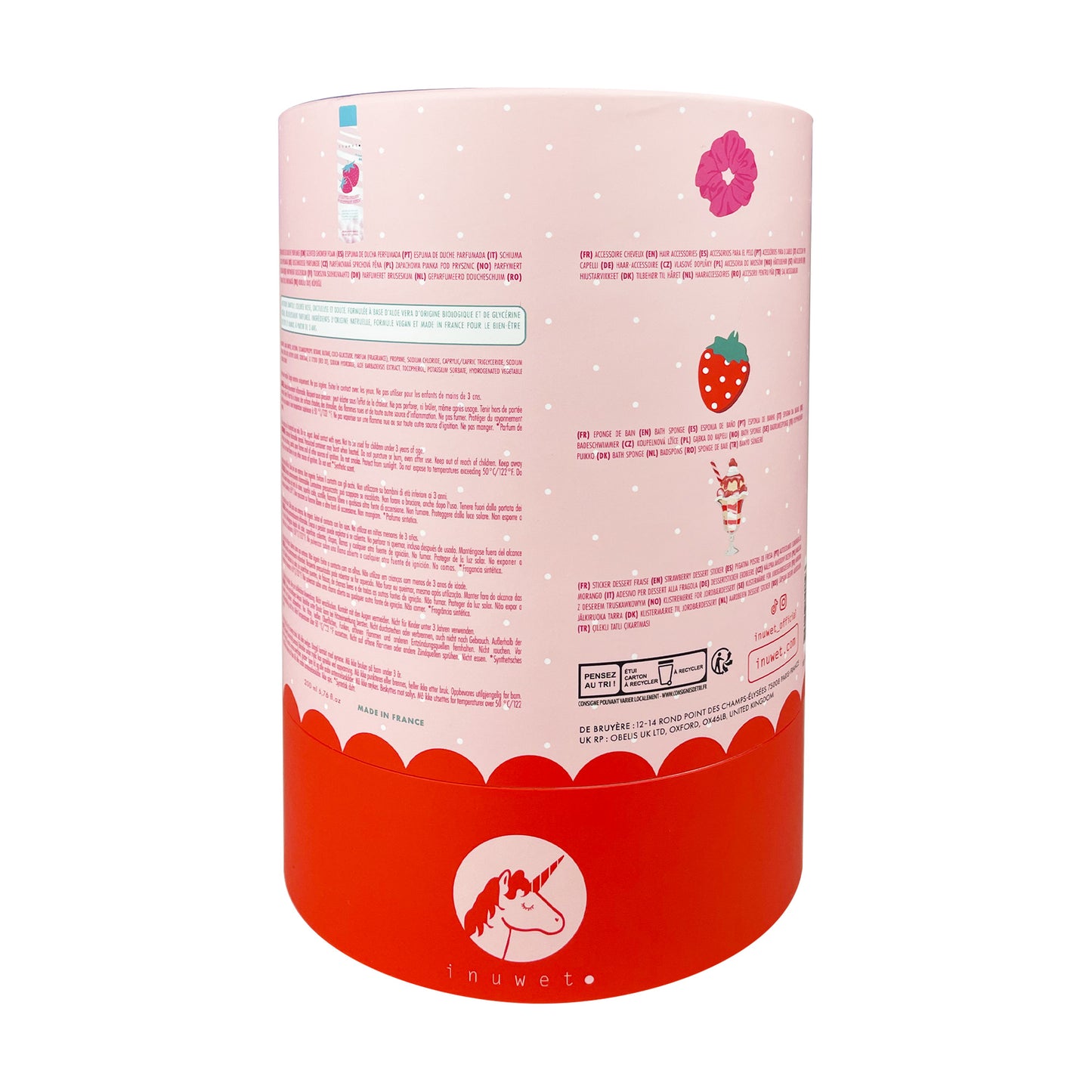 Giftset Strawberry Sweet Pink