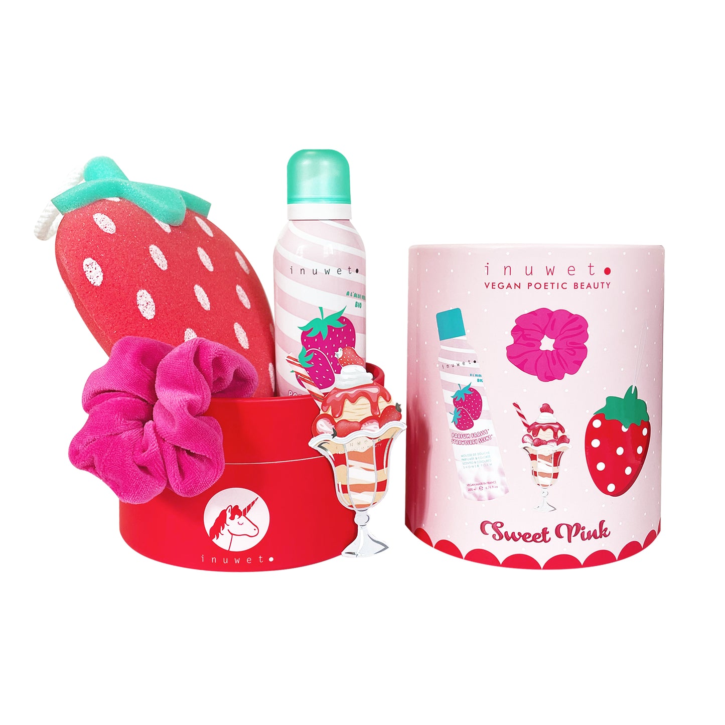 Giftset Strawberry Sweet Pink