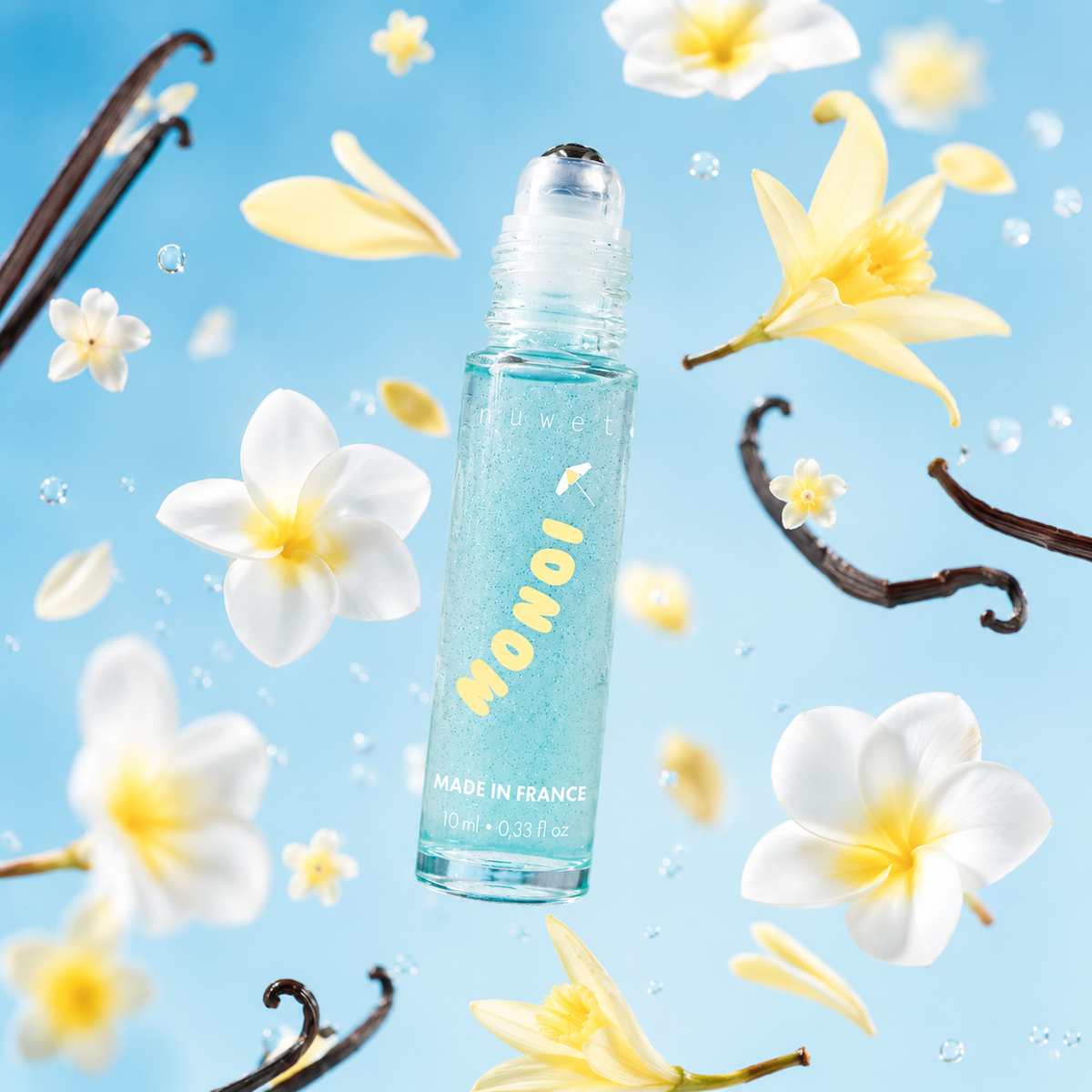 Parfum Roll-on Glitter Monoï.
