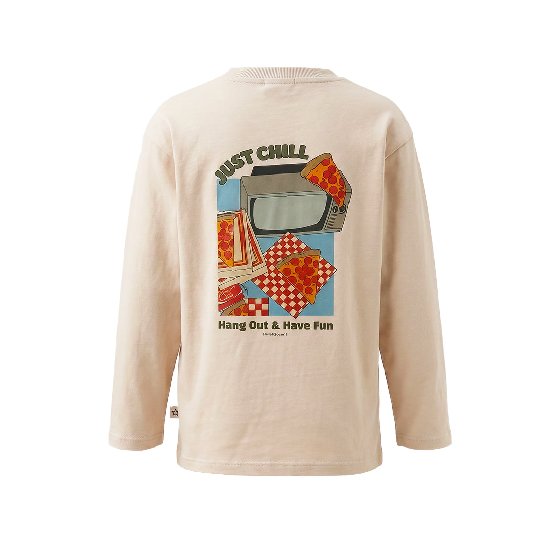 Wide Shirt Just Chill achterkant.