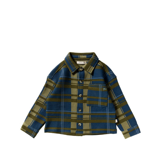 Hemd Waffle Olive Branch