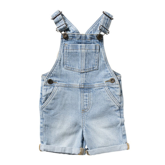kid short dungarees light bleu denim van your wishes