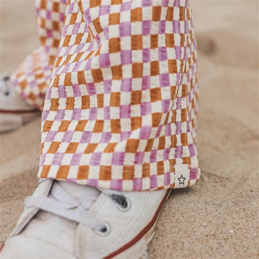 detail geruite kinderlegging van your wishes