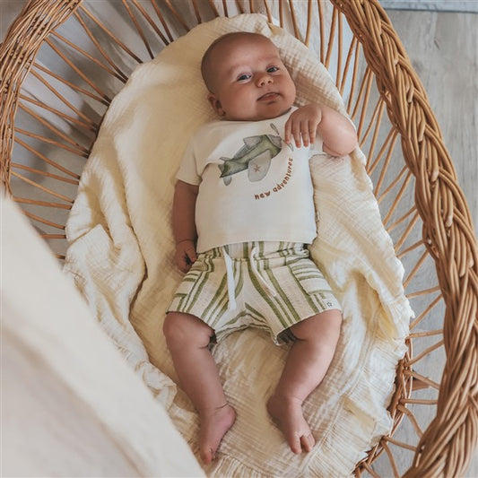 baby draagt pocket shorts line van your wishes met tshirt adventures