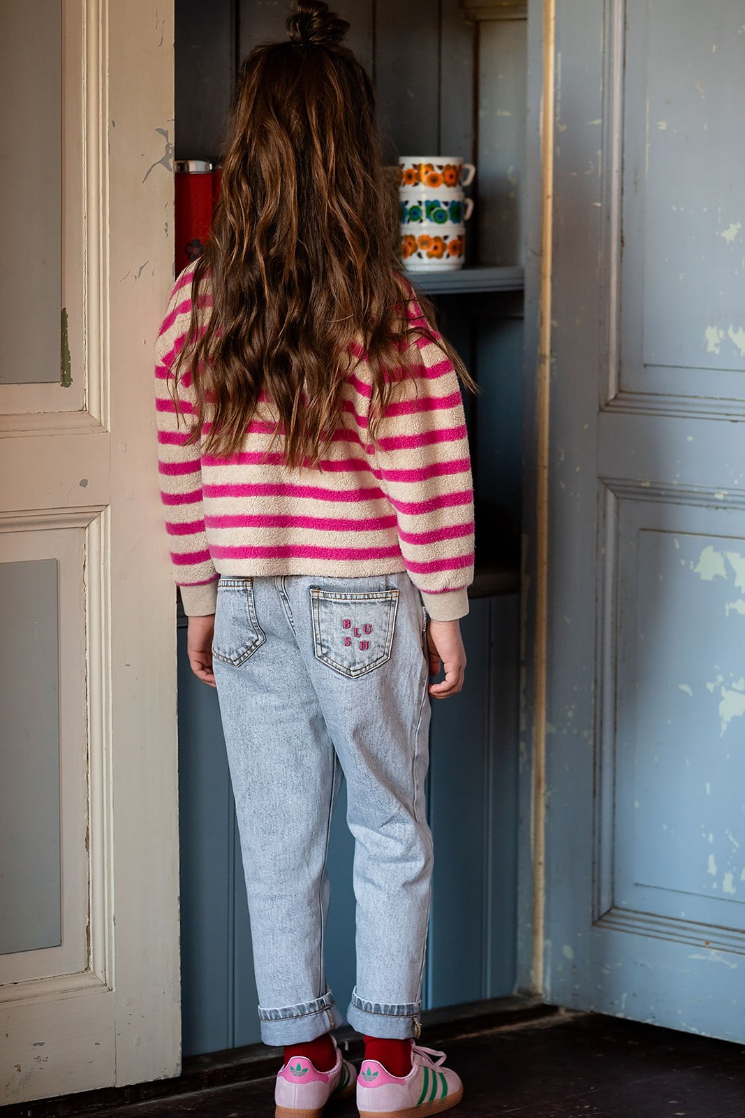 Broek Ballon Washed Lgt Blue